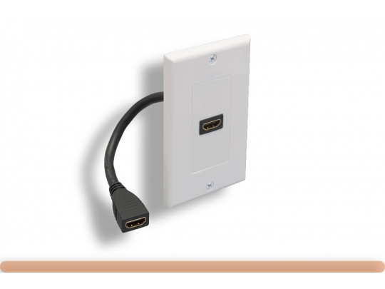 HDMI wallplate