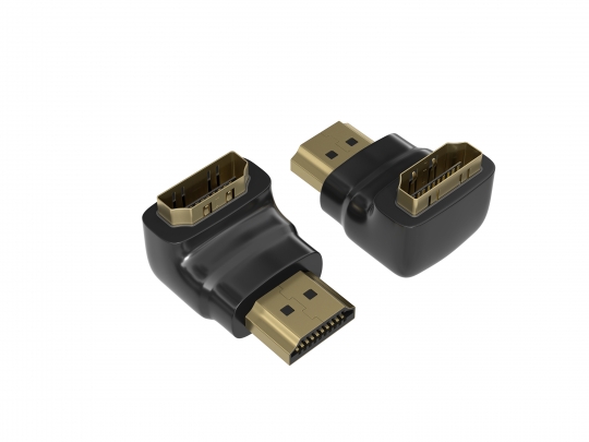 HDMI M - F,90° HDMI M - F,90°