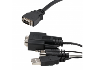 HPCN14M - HD15M - USBAM- DC5.0*2.1 - 3.5SP